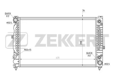 Теплообменник (ZEKKERT: MK-1067)