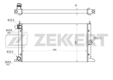 Теплообменник (ZEKKERT: MK-1068)