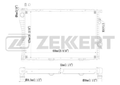 Теплообменник (ZEKKERT: MK-1071)