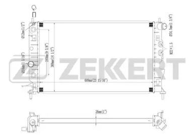 Теплообменник (ZEKKERT: MK-1075)