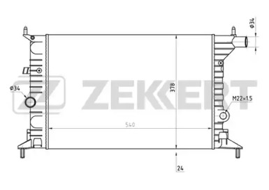 Теплообменник (ZEKKERT: MK-1076)