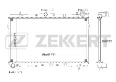 Теплообменник (ZEKKERT: MK-1080)