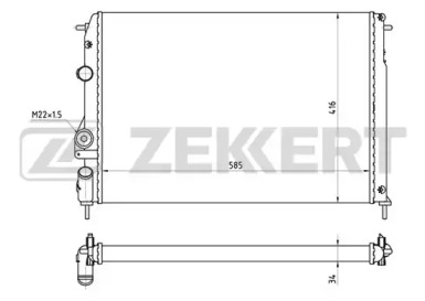 Теплообменник (ZEKKERT: MK-1082)