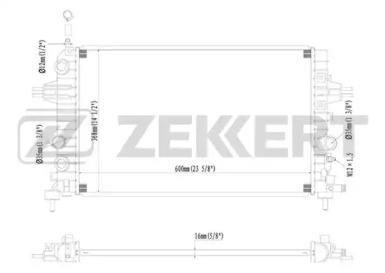 Теплообменник (ZEKKERT: MK-1084)