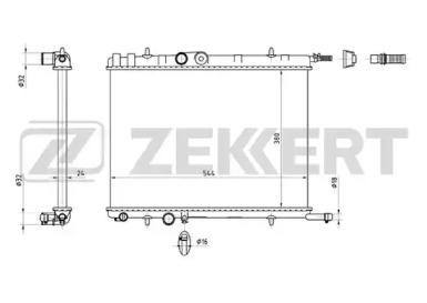 Теплообменник (ZEKKERT: MK-1086)