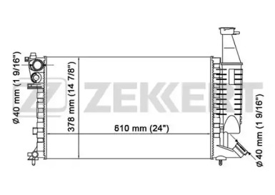 Теплообменник (ZEKKERT: MK-1088)