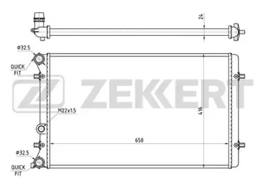 Теплообменник (ZEKKERT: MK-1089)