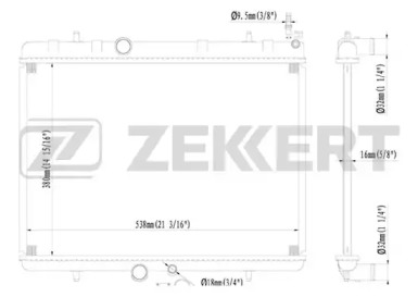 Теплообменник (ZEKKERT: MK-1091)