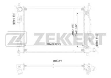 Теплообменник (ZEKKERT: MK-1095)