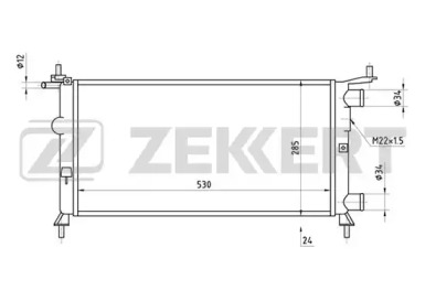 Теплообменник (ZEKKERT: MK-1098)