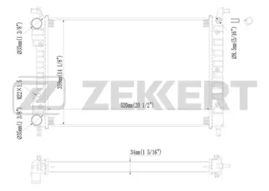 Теплообменник (ZEKKERT: MK-1106)