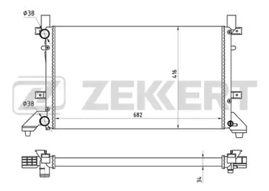 Теплообменник (ZEKKERT: MK-1108)