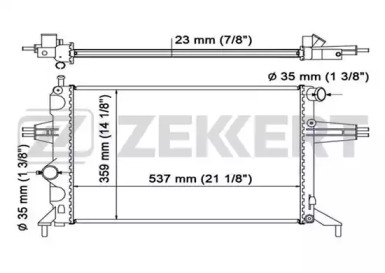 Теплообменник (ZEKKERT: MK-1112)