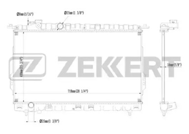 Теплообменник (ZEKKERT: MK-1119)