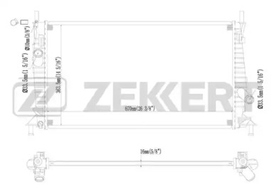 Теплообменник (ZEKKERT: MK-1128)