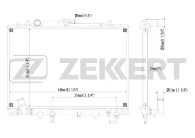 Теплообменник (ZEKKERT: MK-1131)