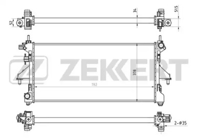 Теплообменник (ZEKKERT: MK-1133)