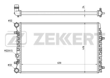 Теплообменник (ZEKKERT: MK-1140)