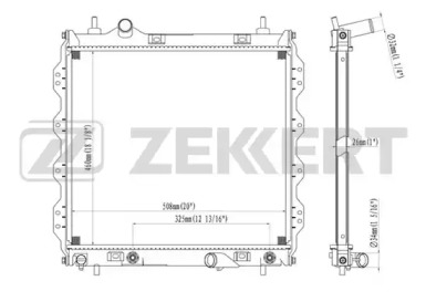 Теплообменник (ZEKKERT: MK-1143)