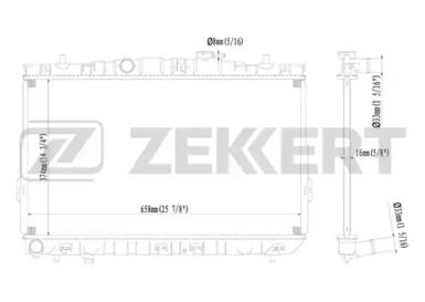 Теплообменник (ZEKKERT: MK-1153)