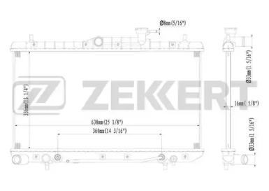 Теплообменник (ZEKKERT: MK-1156)