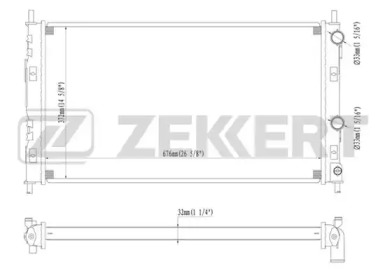 Теплообменник (ZEKKERT: MK-1158)