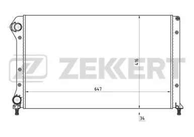 Теплообменник (ZEKKERT: MK-1159)