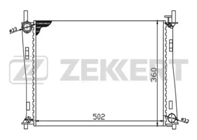 Теплообменник (ZEKKERT: MK-1162)