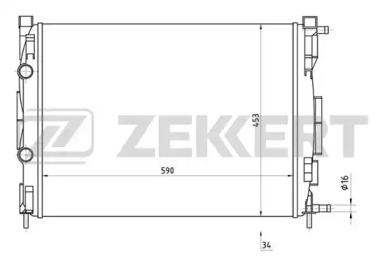 Теплообменник (ZEKKERT: MK-1176)