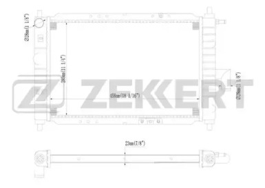 Теплообменник (ZEKKERT: MK-1181)