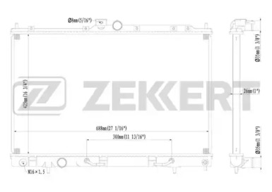 Теплообменник (ZEKKERT: MK-1183)