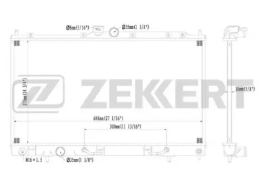 Теплообменник (ZEKKERT: MK-1186)