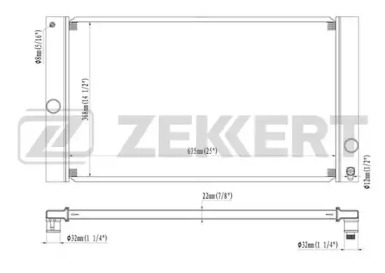 Теплообменник (ZEKKERT: MK-1187)