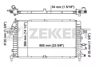 Теплообменник (ZEKKERT: MK-1188)