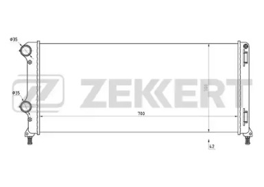 Теплообменник (ZEKKERT: MK-1190)