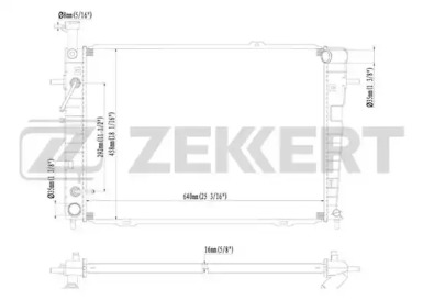 Теплообменник (ZEKKERT: MK-1191)