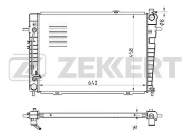 Теплообменник (ZEKKERT: MK-1192)