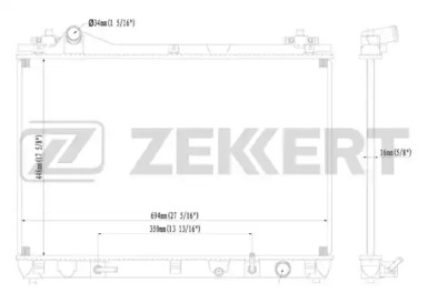 Теплообменник (ZEKKERT: MK-1198)