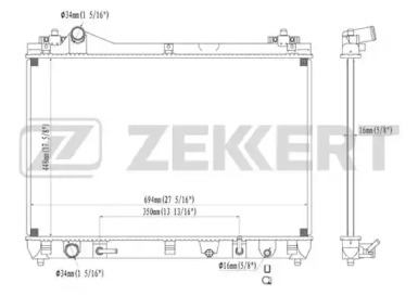 Теплообменник (ZEKKERT: MK-1199)