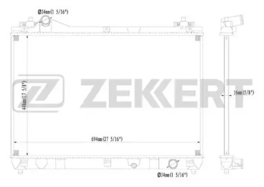 Теплообменник (ZEKKERT: MK-1200)