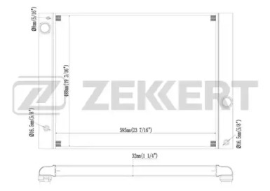 Теплообменник (ZEKKERT: MK-1205)