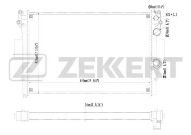 Теплообменник (ZEKKERT: MK-1210)