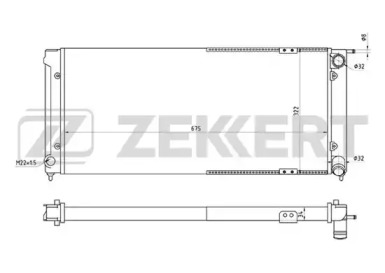 Теплообменник (ZEKKERT: MK-1212)