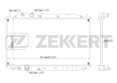 Теплообменник (ZEKKERT: MK-1213)