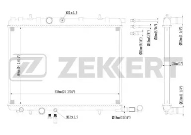 Теплообменник (ZEKKERT: MK-1214)