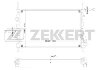 Теплообменник (ZEKKERT: MK-1216)