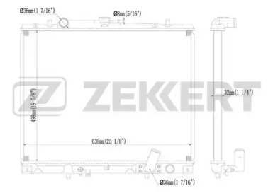 Теплообменник (ZEKKERT: MK-1218)