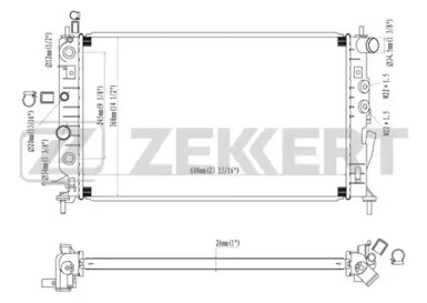 Теплообменник (ZEKKERT: MK-1220)