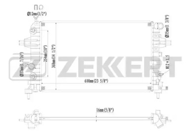 Теплообменник (ZEKKERT: MK-1221)