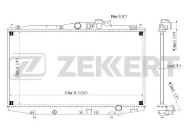 Теплообменник (ZEKKERT: MK-1222)